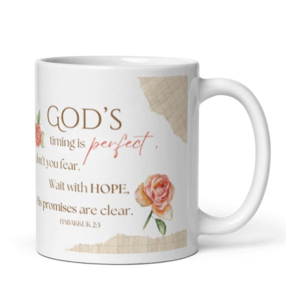 Bible Verse HABAKKUK 2:3" 11oz Mug